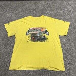 Bite Beauty Yellow Short Sleeve Race Graphic Tee